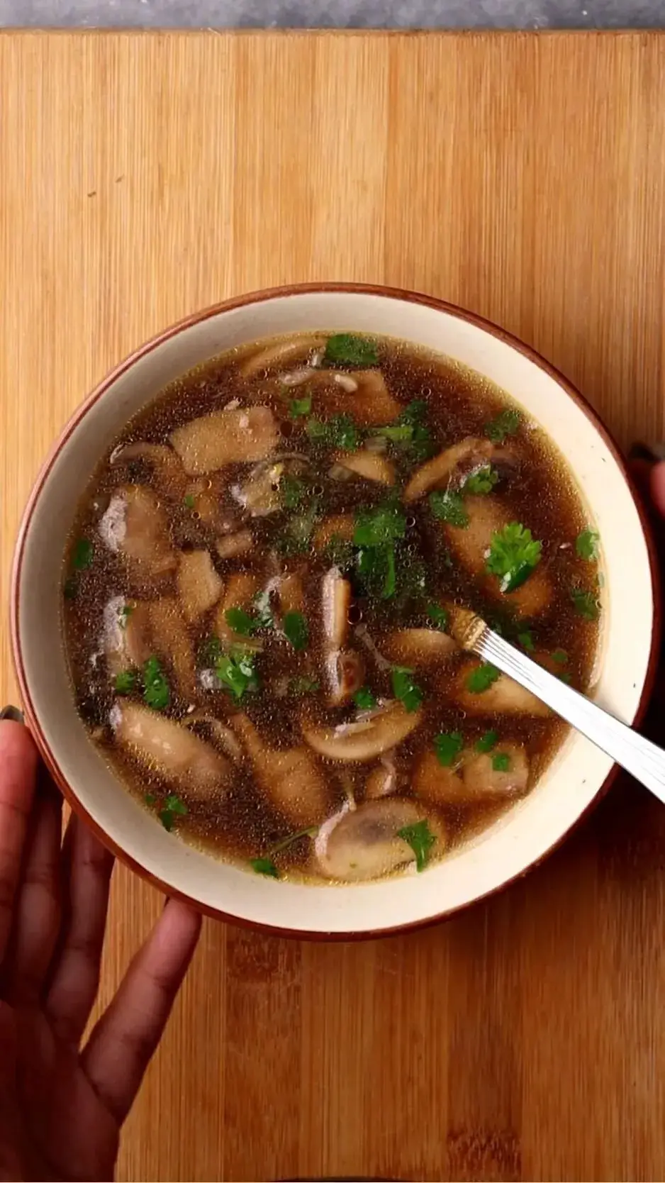 Garlic Mushroom Soup